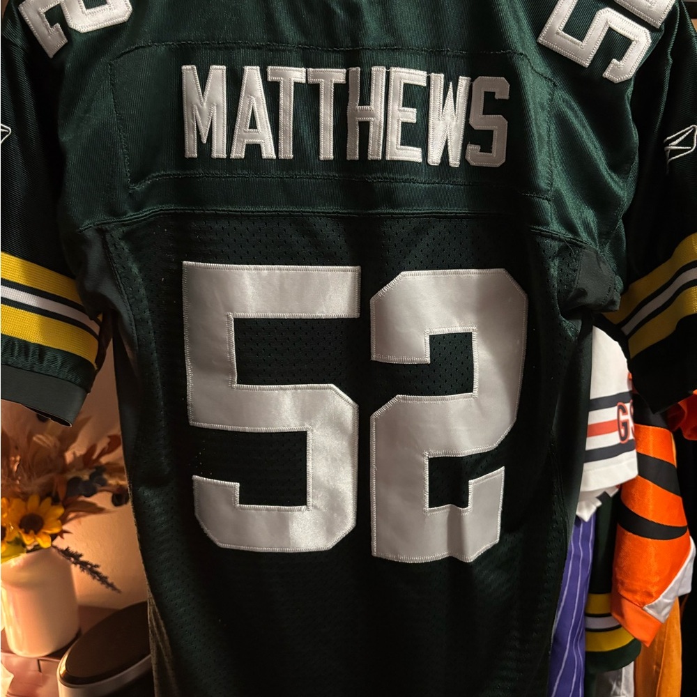 Jordan Dark Green and White Men's Jersey